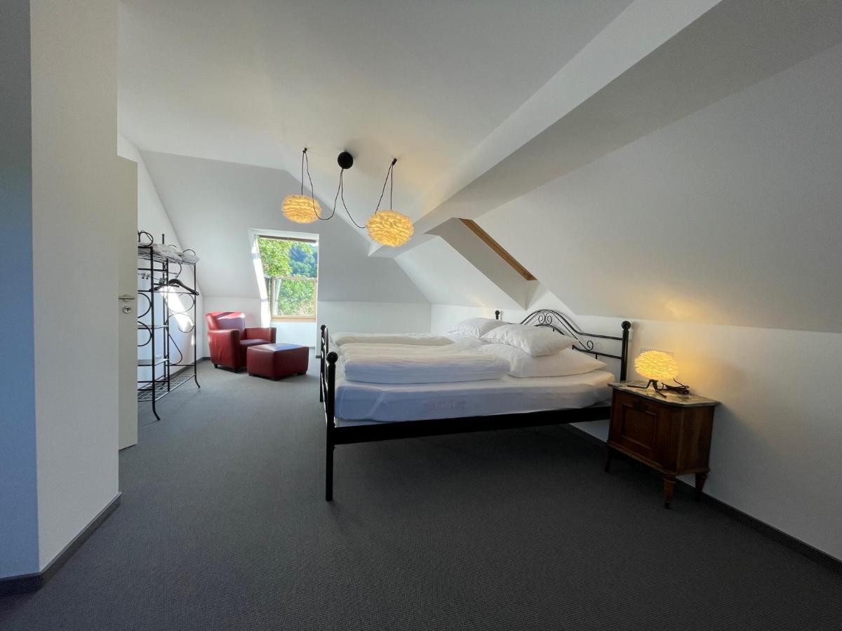 Stilvolle Wohnung Fuer 2-3 Personen - Mit Riesiger Dachterrasse Haigerloch Luaran gambar